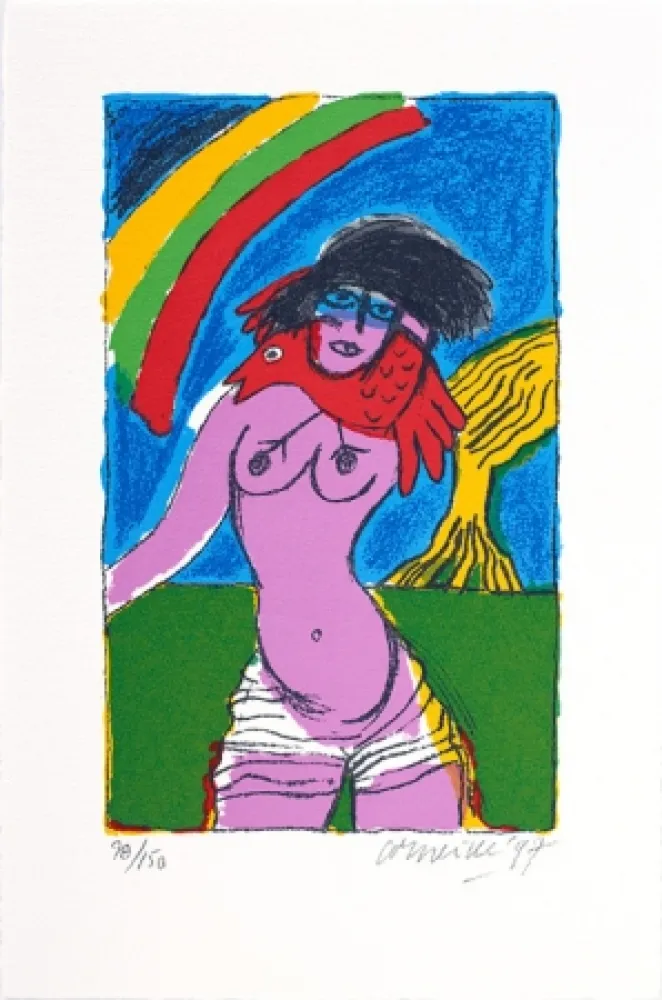 シルクスクリーン Corneille - L'amour au jour le jour II