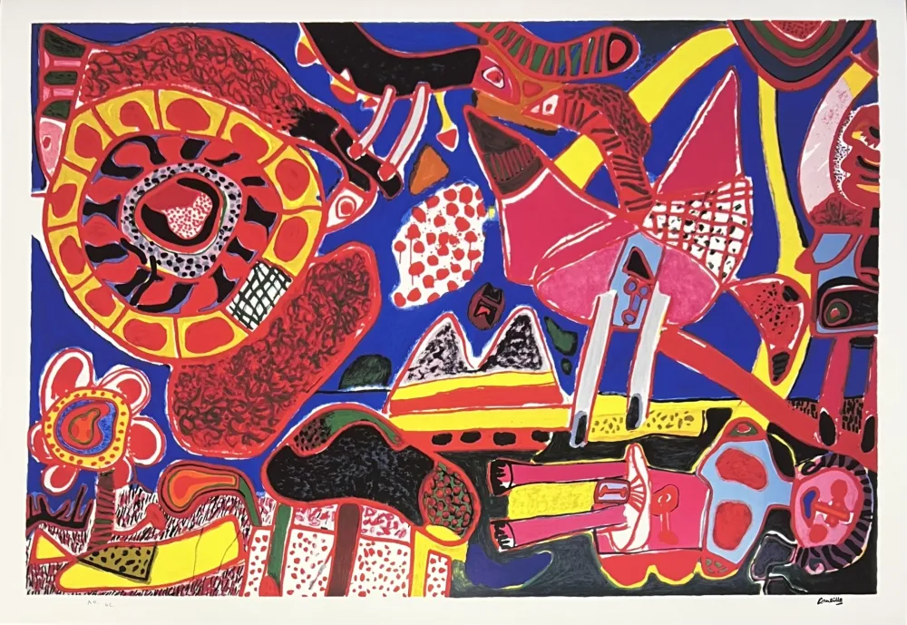 デジタル版画 Corneille - Le Jardin des délices 1991