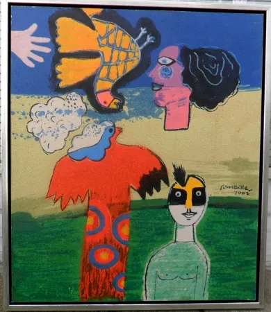 シルクスクリーン Corneille - Les femmes de la bible III