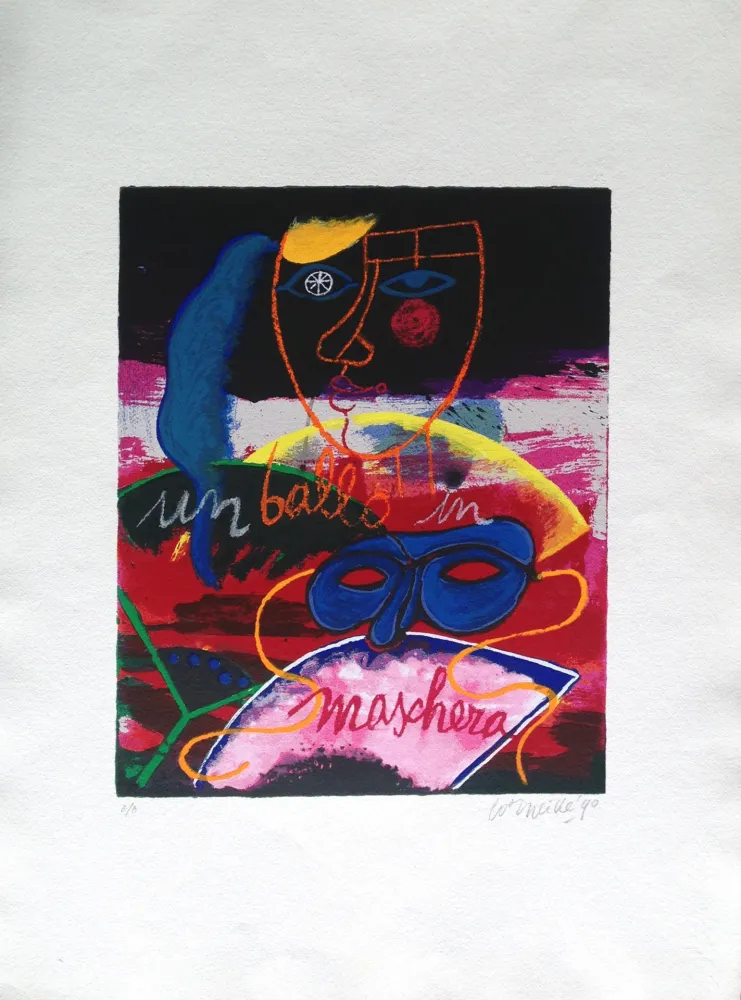 リトグラフ Corneille - Maechera 