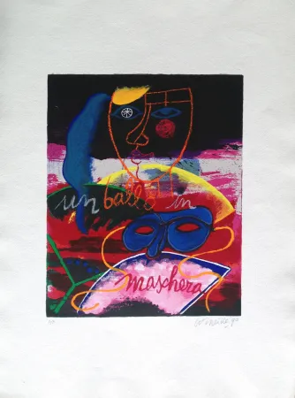 リトグラフ Corneille - Maechera 