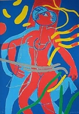 リトグラフ Corneille - Olympique 92