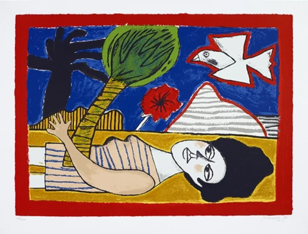 シルクスクリーン Corneille - Plénitude de l'été