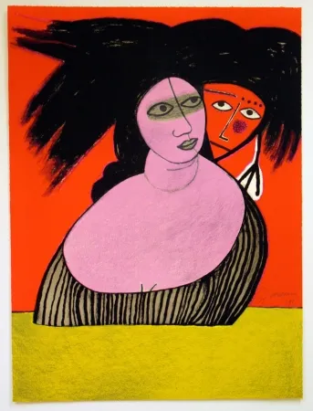 リトグラフ Corneille - Raven no. 2