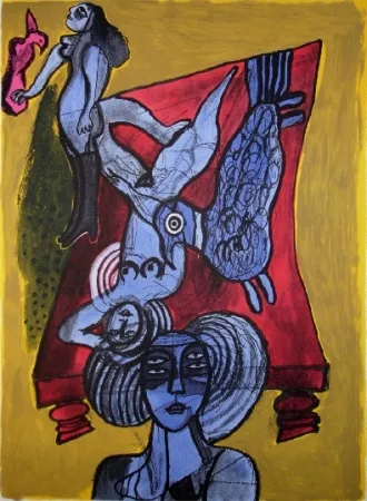 リトグラフ Corneille - Reveries II