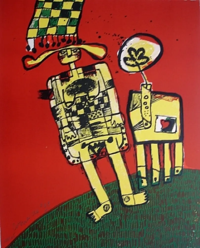 リトグラフ Corneille - Senza titolo