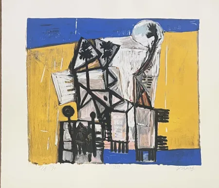 シルクスクリーン Corneille - Sérigraphie Cobra, 1951. Exemplaire E/A