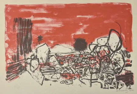 技術的なありません Corneille - Sérigraphie Dans le Désert 1960