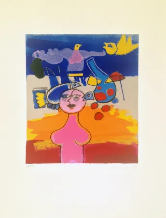 リトグラフ Corneille - Six rêves peints