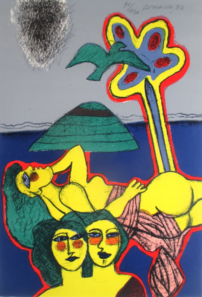 リトグラフ Corneille - Tropiques