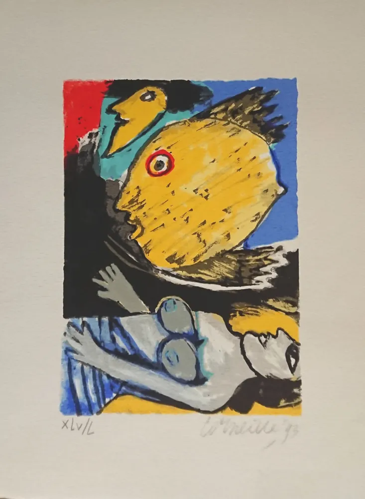 リトグラフ Corneille - '' Un Rêve ''