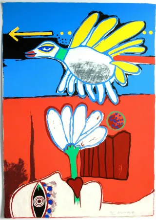 シルクスクリーン Corneille - Untitled