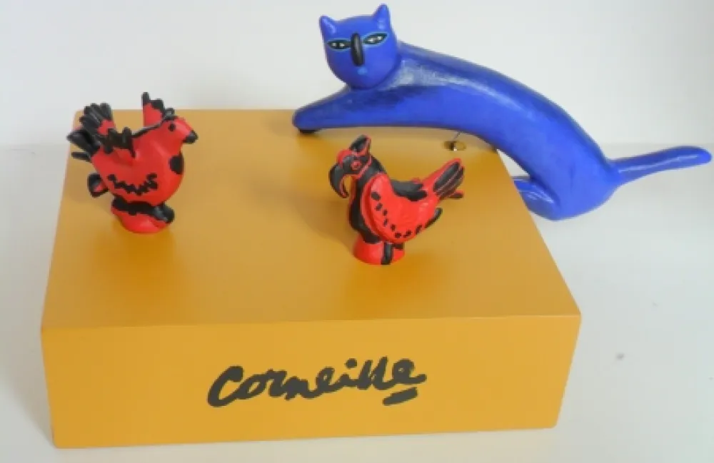 多数の Corneille - Wine Set Sculpture