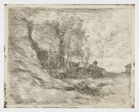 技術的なありません Corot - Souvenir d’Ostie (Souvenir of Ostia)