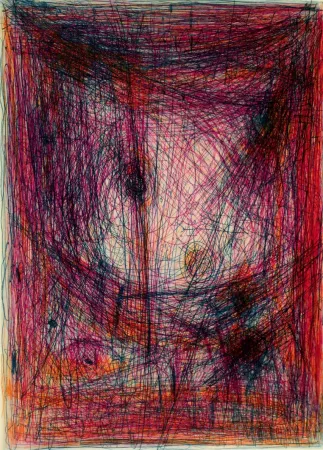 エッチング Corpora - Arbres et l'Isar à Lenggries 1