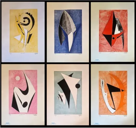 彫版 Cortelazzo - Vita, Nascita, Forza, Intelligenza, Amore, Destino