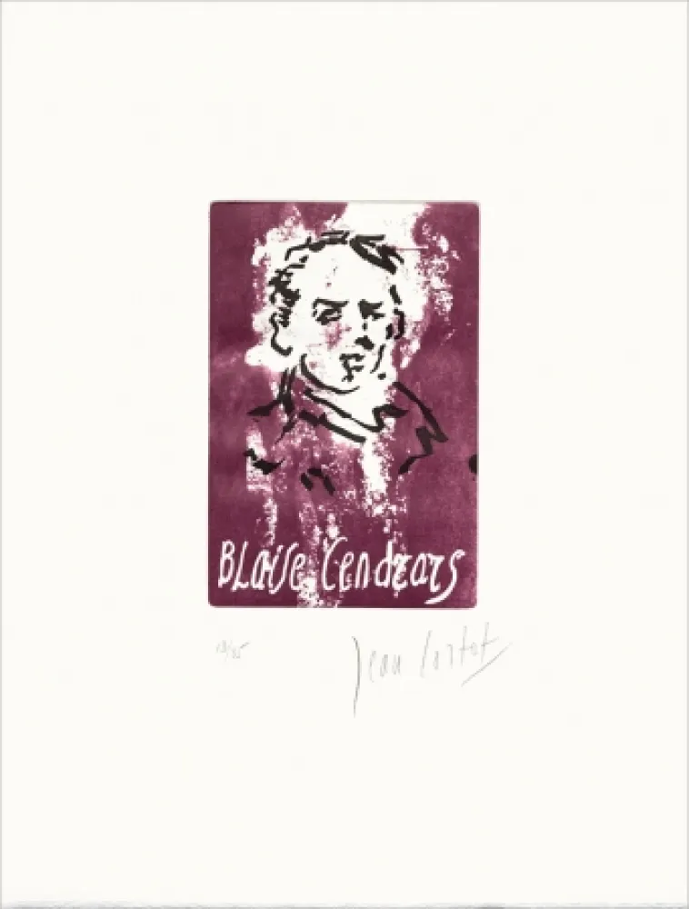 エッチング Cortot - Blaise Cendrars