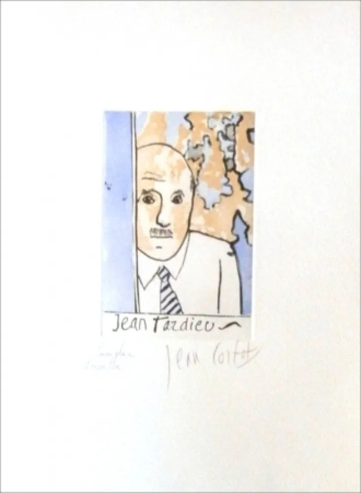 エッチング Cortot - Jean Tardieu