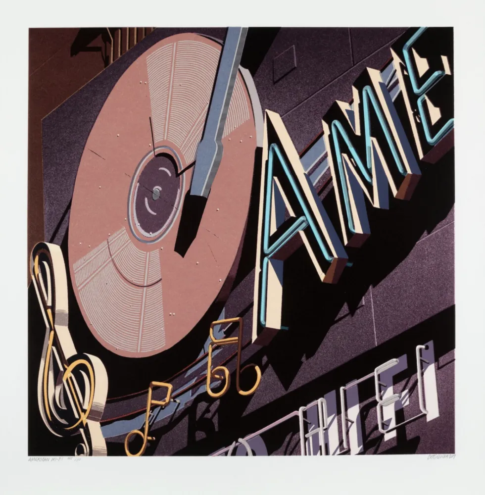 シルクスクリーン Cottingham - American Hi-Fi