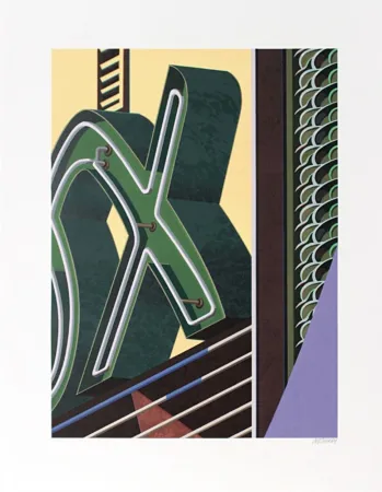 リトグラフ Cottingham - The Letter X