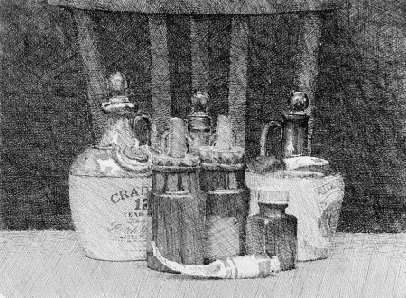 エッチング Cotugno  - Natura morta