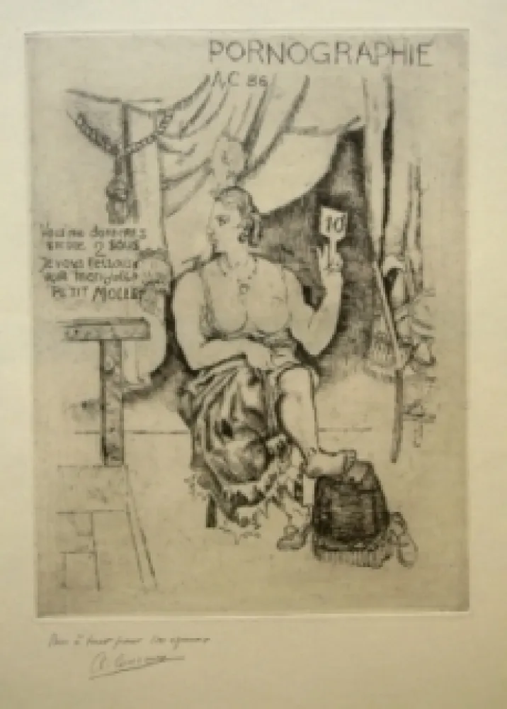 エッチング Courmes - Pornographie
