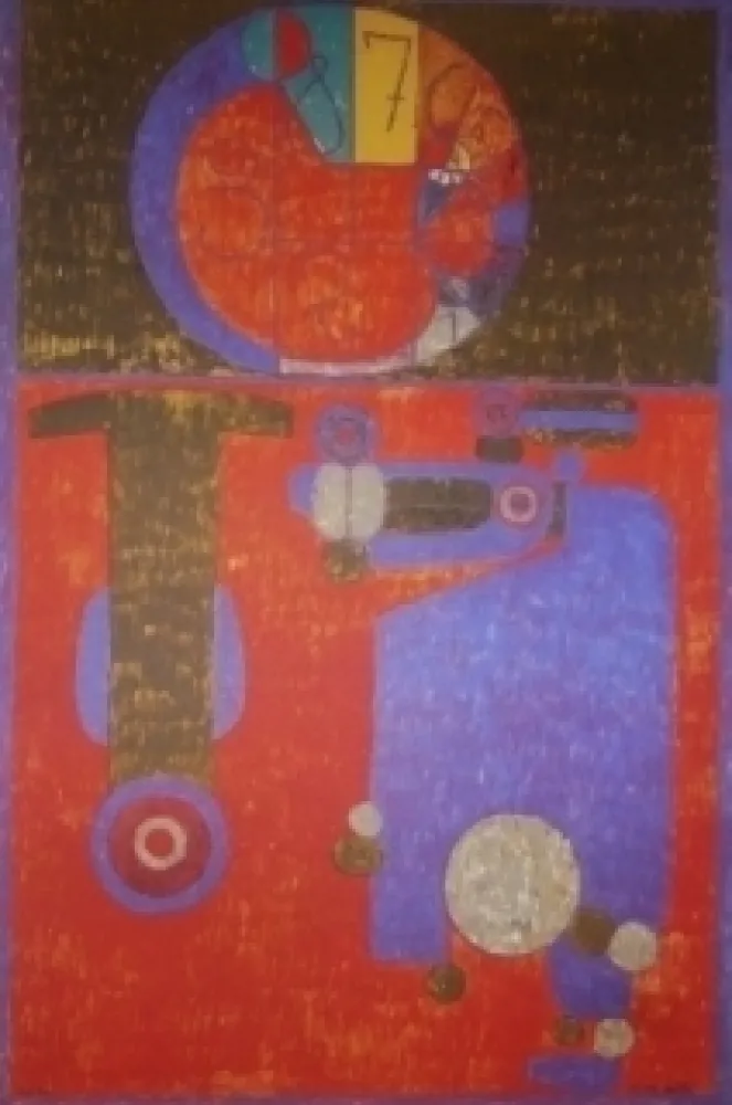 リトグラフ Courtin - Imbecile heureux