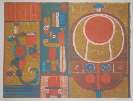 リトグラフ Courtin - Vérité Cruelle d'un ancien jeu 