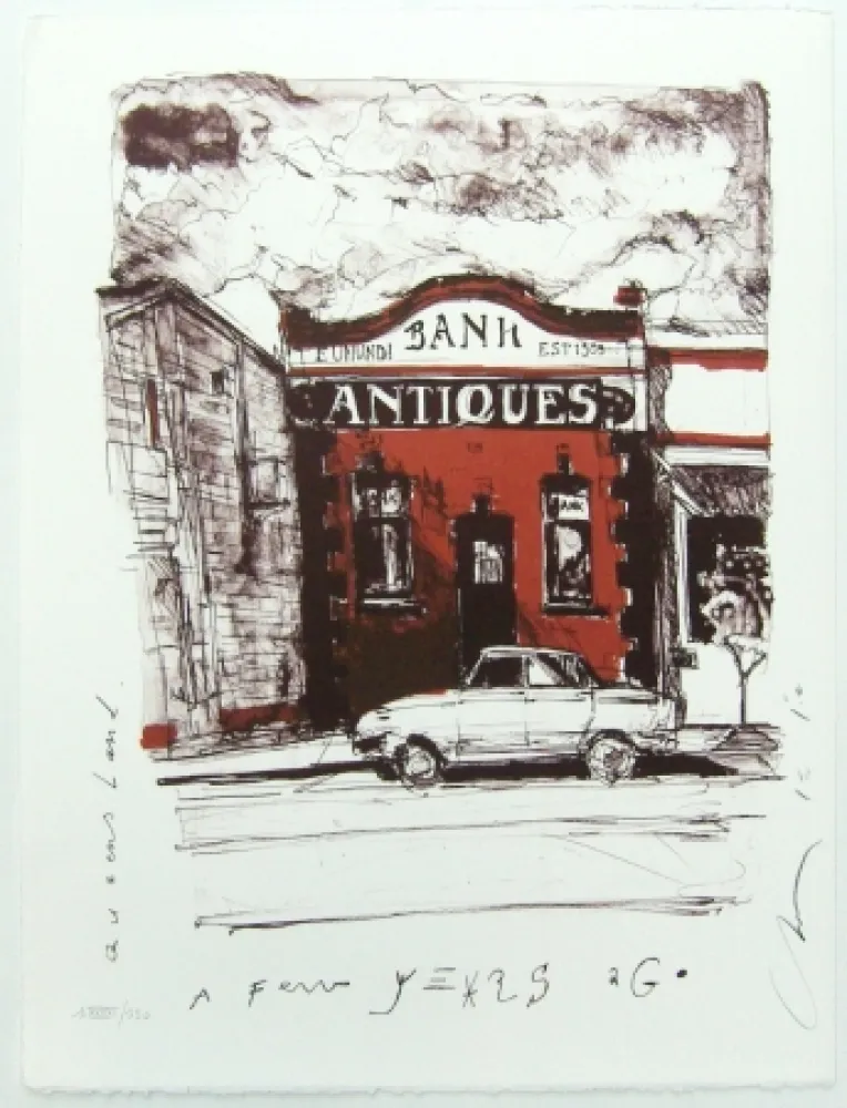 リトグラフ Couture - Antique