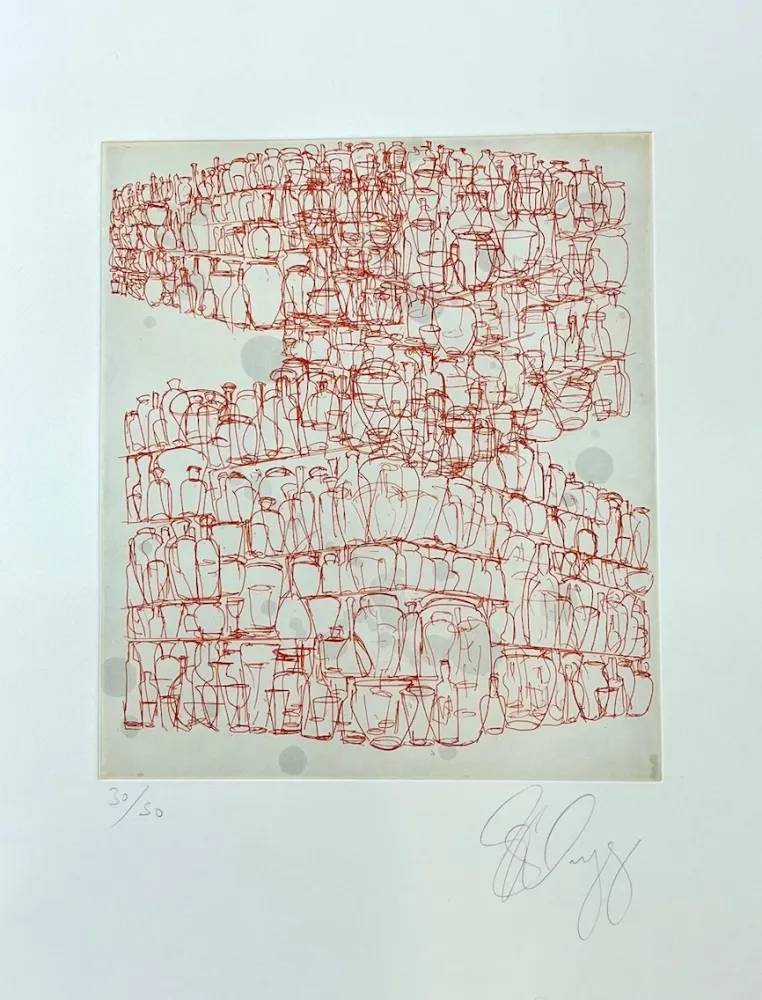 エッチング Cragg - Sin titulo