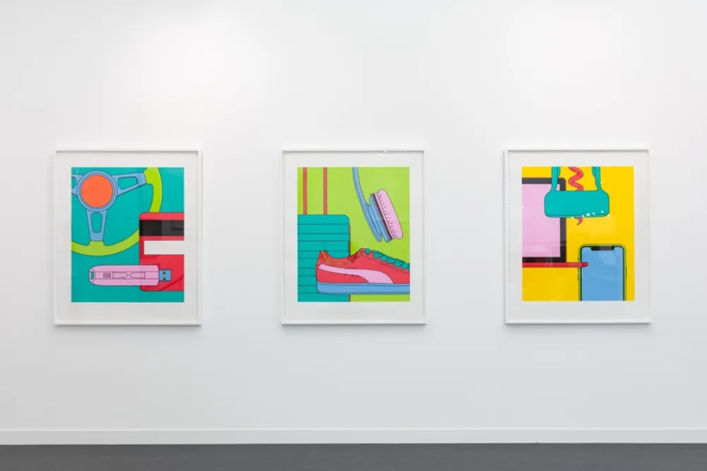 シルクスクリーン Craig-Martin - Intimate Relations II