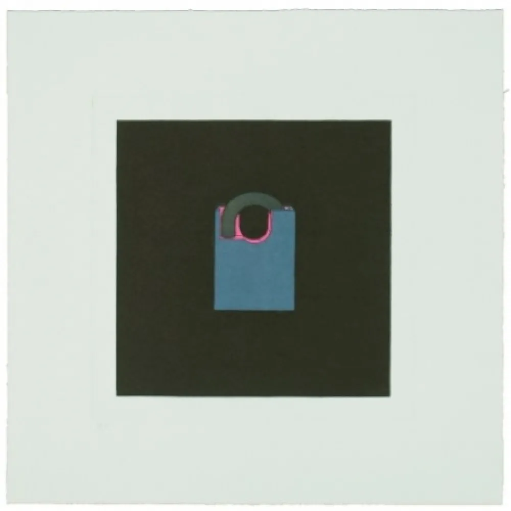 彫版 Craig-Martin - The Catalan Suite I - Padlock