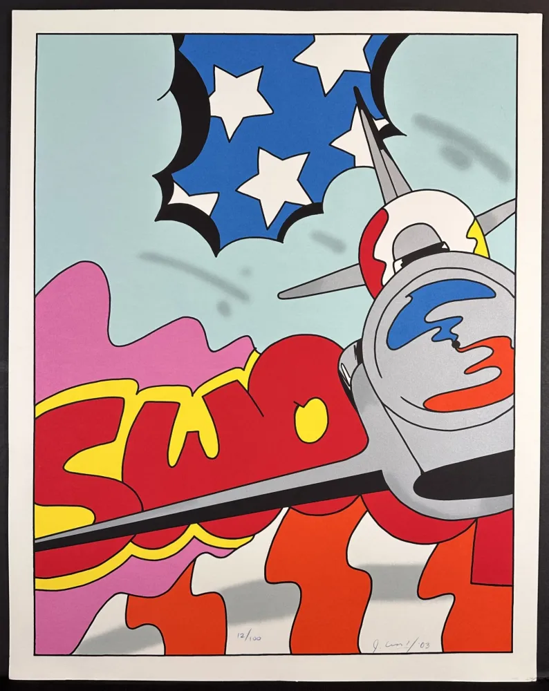 リトグラフ Crash - American Thunderbird