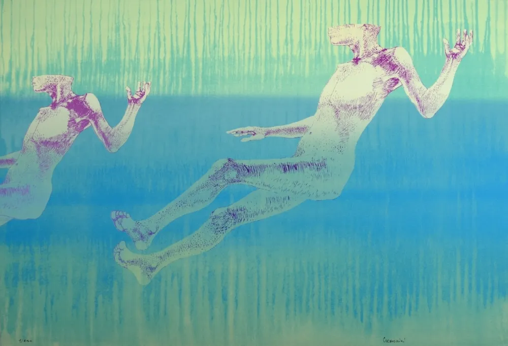 シルクスクリーン Cremonini - Composition