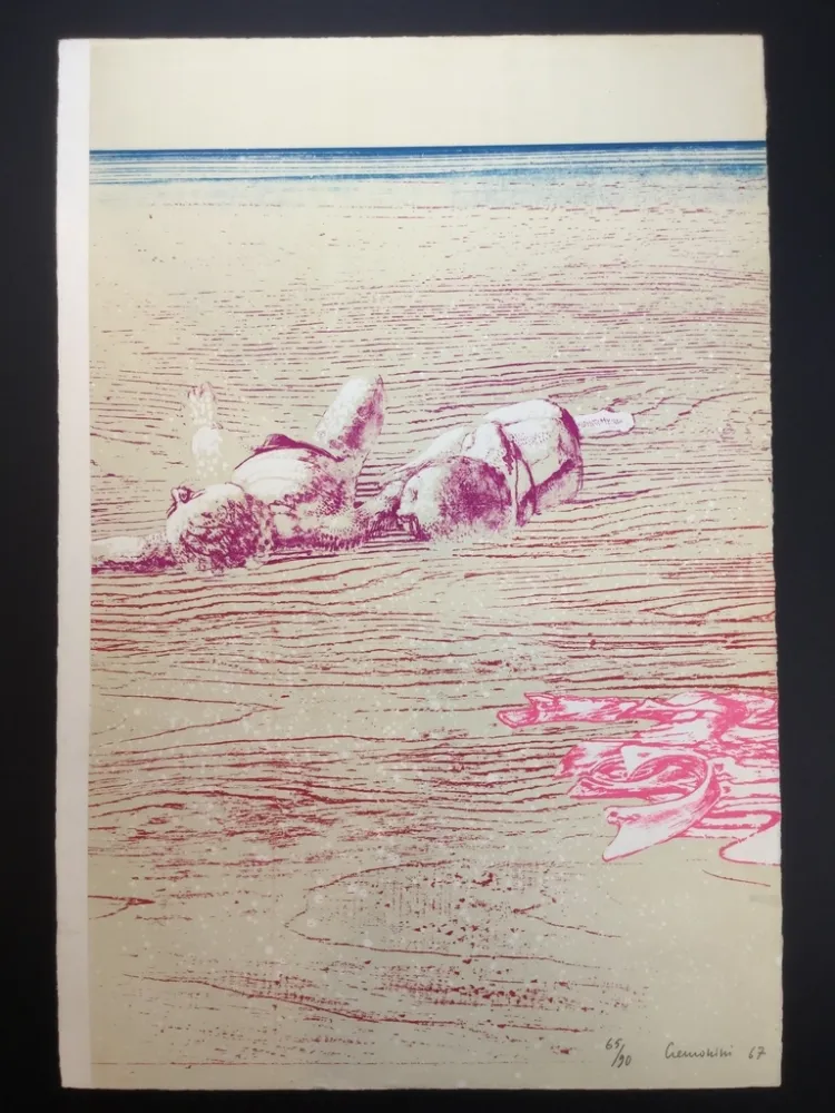 リトグラフ Cremonini - La pelle al sole