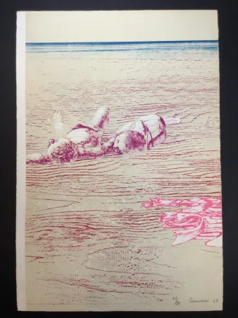 リトグラフ Cremonini - La pelle al sole