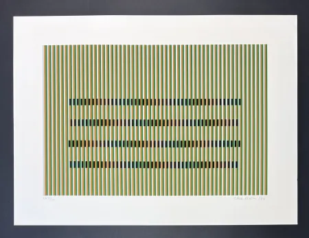 シルクスクリーン Cruz-Diez - Carlos Cruz-Diez (1923-2019) - Color serigraphy on Arches paper - 1990