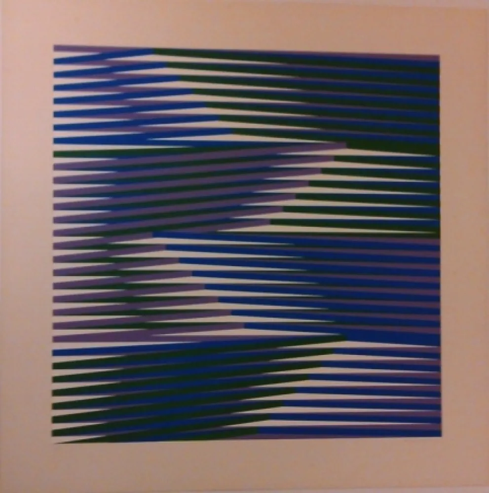 シルクスクリーン Cruz-Diez - Composition 