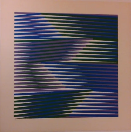 シルクスクリーン Cruz-Diez - Composition 