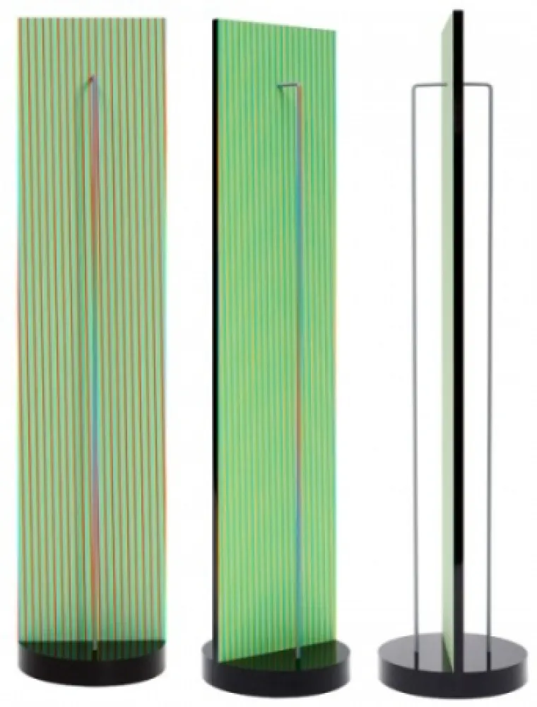 多数の Cruz-Diez - Couleur a l espace Ariel