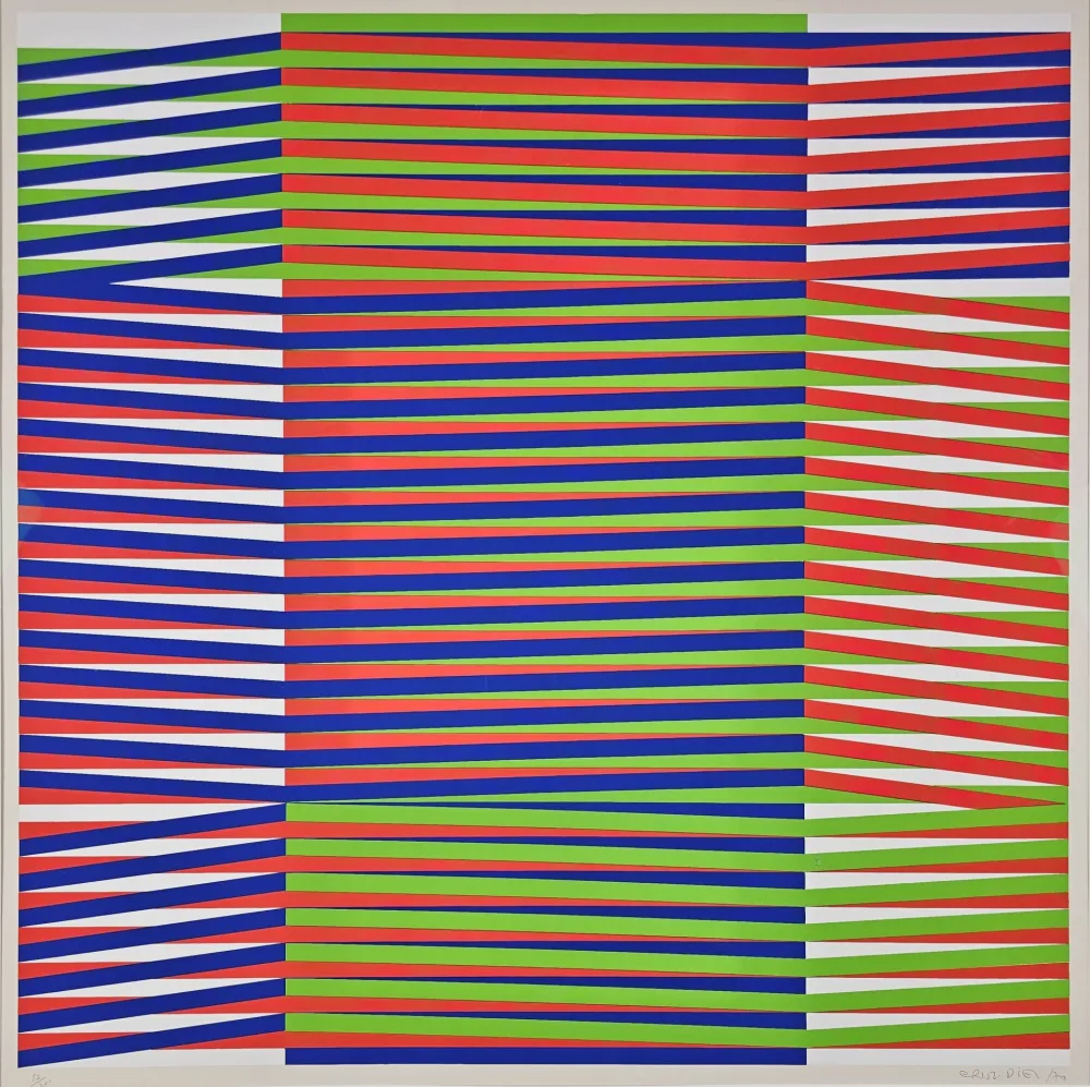 シルクスクリーン Cruz-Diez - Couleur Additive. No 8