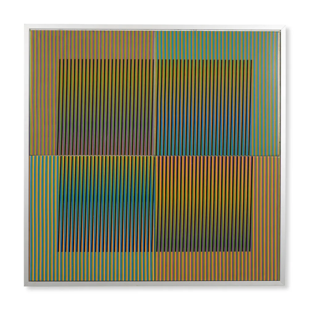 セラミック Cruz-Diez - Couleur Additive, Serie 14