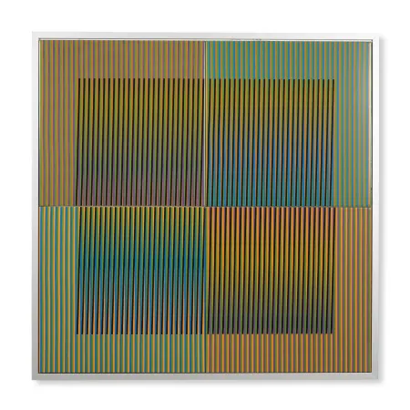 セラミック Cruz-Diez - Couleur Additive, Serie 14