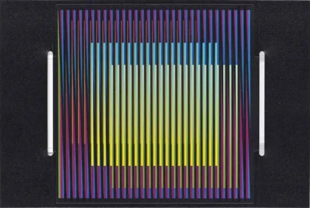 多数の Cruz-Diez - Cromointerferencia manipulable feria estampa
