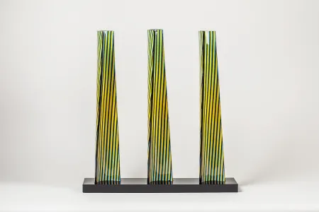 セラミック Cruz-Diez - Cromovela Tryptich 20