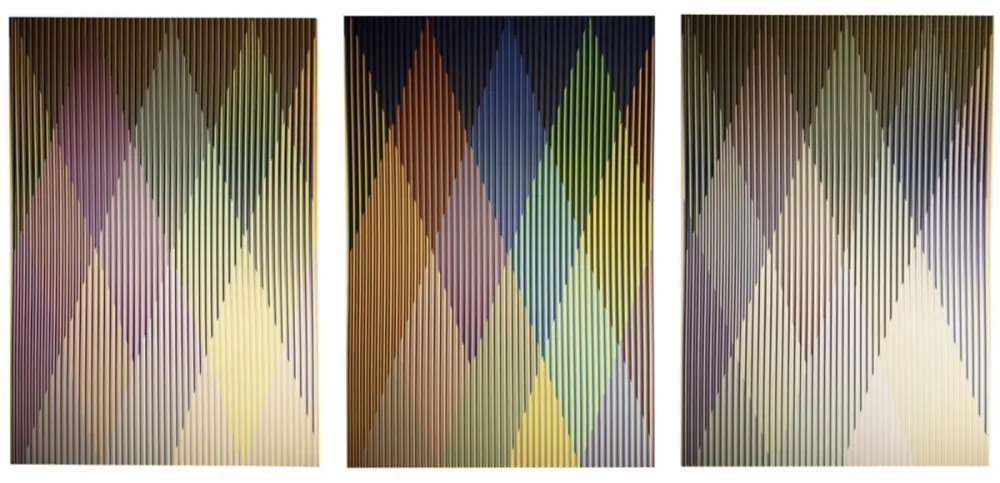 シルクスクリーン Cruz-Diez - Douleur Additive Perseus