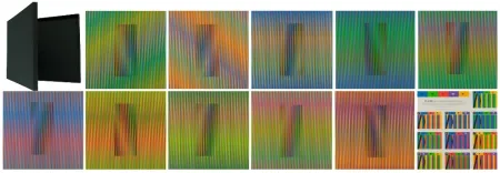 技術的なありません Cruz-Diez - Inducción Cromática a doble frecuencia