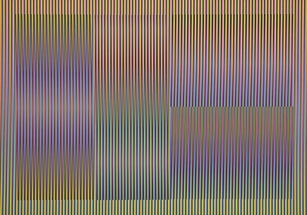 リトグラフ Cruz-Diez - Mod. 2 Color Aditivo Cantarrana 3