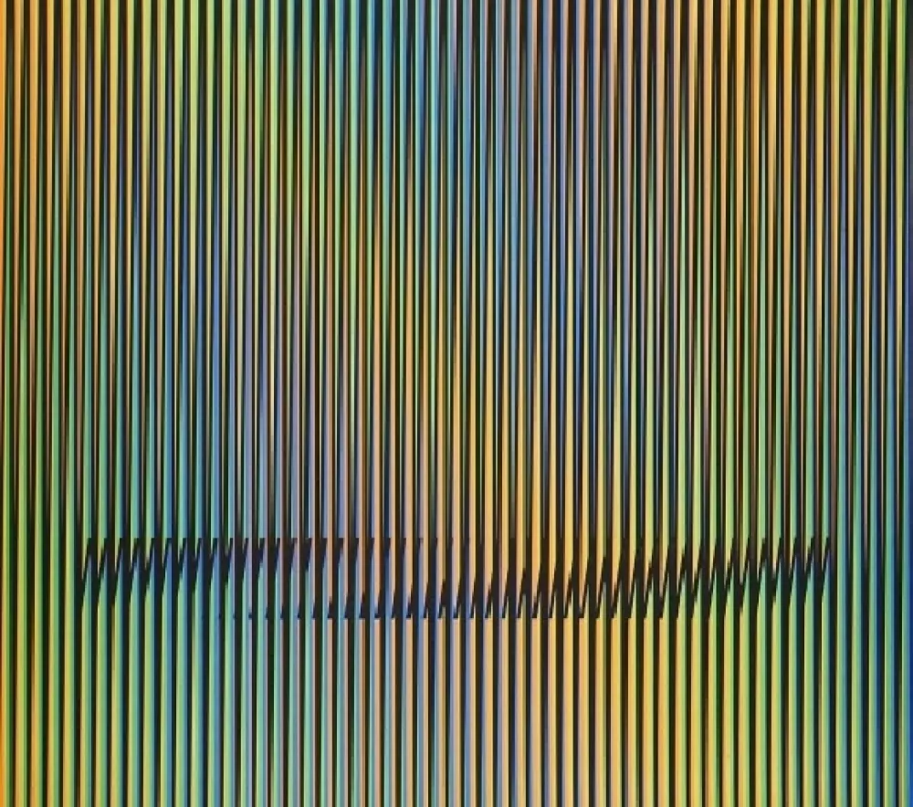 リトグラフ Cruz-Diez - Serie Caura - 1