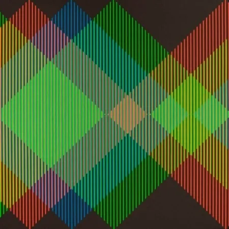 リトグラフ Cruz-Diez - Serie Semana - Miércoles	